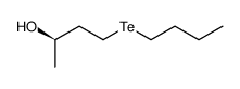 (R)-1-(n-butyltellanyl)-3-butanol Structure