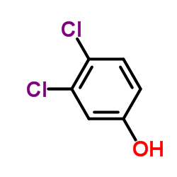 3,4-Dichlorophenol Structure