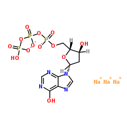 2’-脱氧肌苷三磷酸三钠盐结构式
