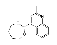 4-(1,3-dioxepan-2-yl)-2-methylquinoline Structure