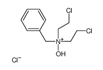 benzyl-bis(2-chloroethyl)-hydroxyazanium,chloride Structure