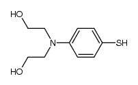 4-[N,N-bis(2-hydroxyethyl)amino]benzenethiol Structure