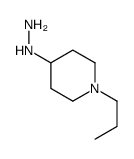 (1-propylpiperidin-4-yl)hydrazine结构式