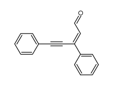 (Z)-5-(4-methylphenyl)-3-phenylpent-2-en-4-ynal结构式