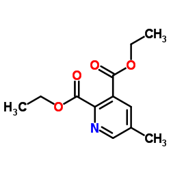 5-甲基吡啶-2,3-二甲酸二乙酯结构式