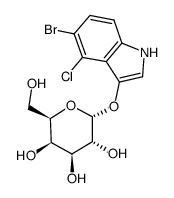 5-溴-4-氯-3-吲哚基 α-D-吡喃半乳糖苷图片