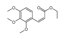 ethyl 3-(2,3,4-trimethoxyphenyl)prop-2-enoate结构式