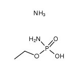 amidophosphoric acid monoethyl ester, ammonium salt Structure