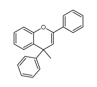 4-methyl-2,4-diphenyl-4H-chromene结构式
