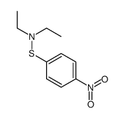 N-ethyl-N-(4-nitrophenyl)sulfanylethanamine Structure