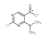 2-chloro-N,N-dimethyl-5-nitropyrimidin-4-amine Structure