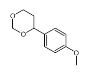 4-(4-methoxyphenyl)-1,3-dioxane结构式