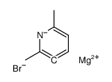magnesium,2,6-dimethyl-3H-pyridin-3-ide,bromide Structure