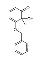 5-(benzyloxy)-6-hydroxy-6-methylcyclohexa-2,4-dienone结构式