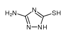 3-amino-5-mercapto-1H-1,2,4-triazole结构式