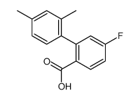 2-(2,4-dimethylphenyl)-4-fluorobenzoic acid结构式