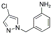 [3-[(4-氯吡唑-1-基)甲基]苯基]胺结构式