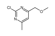2-chloro-4-methoxymethyl-6-methyl-pyrimidine Structure