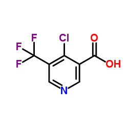 4-Chloro-5-(trifluoromethyl)nicotinic acid Structure