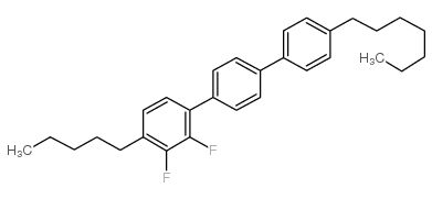 2,3-DIFLUORO-4''-HEPTYL-4-PENTYLTERPHENYL结构式