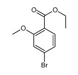 ethyl 4-bromo-2-methoxybenzoate结构式
