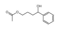 4-acetoxy-1-phenylbutan-1-ol Structure