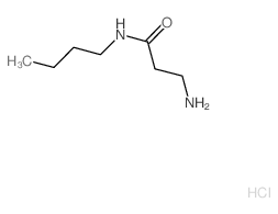 3-Amino-N-butylpropanamide hydrochloride Structure