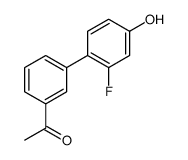 1-[3-(2-fluoro-4-hydroxyphenyl)phenyl]ethanone Structure