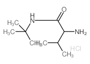 2-Amino-N-(tert-butyl)-3-methylbutanamide hydrochloride结构式