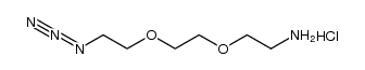 2-(2-(2-azidoethoxy)ethoxy)ethanamine hydrochloride Structure