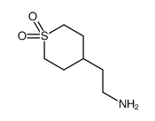 2-(1,1-二氧四氢-2h-噻喃-4-基)乙胺结构式