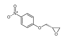(S)-2-((4-硝基苯氧基)甲基)环氧乙烷结构式