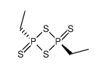 trans-Aethyl-thiono-phosphin-sulfid Structure