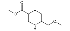 methyl 6-(methoxymethyl)piperidine-3-carboxylate Structure