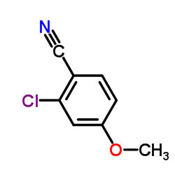 2-Chloro-4-methoxybenzonitrile Structure