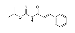 O-2-propyl N-(3-phenylpropenoyl)thiocarbamate结构式