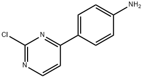 4-(2-氯嘧啶-4-基)苯胺结构式