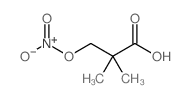 2,2-二甲基-3-(硝基氧基)丙酸结构式