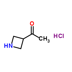 1-(3-Azetidinyl)ethanone hydrochloride (1:1)结构式