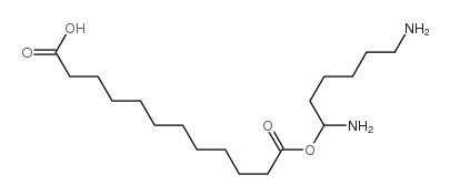 dodecanedioic acid, compound with hexane-1,6-diamine (1:1) structure