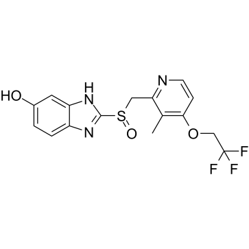5-Hydroxylansoprazole Structure