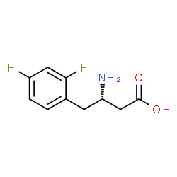 (S)-3-Amino-4-(2,4-fluorophenyl)-butyricacid-HCl Structure