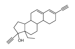 13-Ethyl-3-ethynyl-18,19-dinor-17α-pregna-3,5-dien-20-yn-17-ol Structure