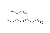 2-(3-isopropyl-4-methoxyphenyl)acetaldehyde结构式