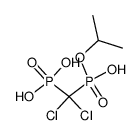 (dichloromethylene)bisphosphonic acid monoisopropyl ester Structure
