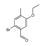2-bromo-5-ethoxy-4-methylbenzaldehyde Structure