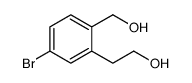 2-[5-Bromo-2-(hydroxymethyl)phenyl]ethanol Structure