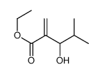 ethyl 3-hydroxy-4-methyl-2-methylidenepentanoate Structure