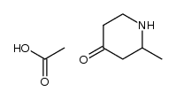 2-methyl-4-piperidinone acetate结构式