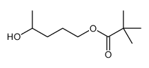 4-hydroxypentyl 2,2-dimethylpropanoate结构式